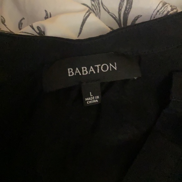 Aritzia Babaton silk capuchin, black size LG - Picture 2 of 2
